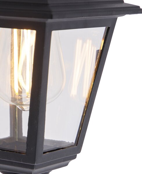 Lampada da parete per esterni classica nera IP44 - Capital