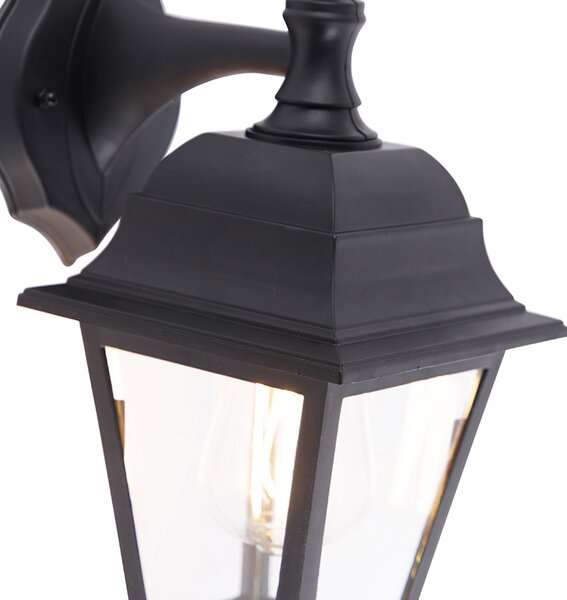 Lampada da parete per esterni classica nera IP44 - Capital