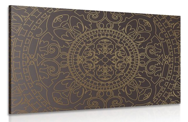 Quadro su tela – Ornamento orientale dorato