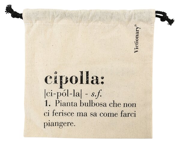 Sacchetto onion/cipolla 23,5x25 cm in Cotone VdE Tivoli 1996