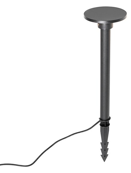 Faretto a picchetto moderno nero con LED IP54 - Skyf