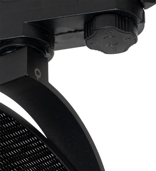 Faretto da binario moderno trifase nero - Master 111 Honey