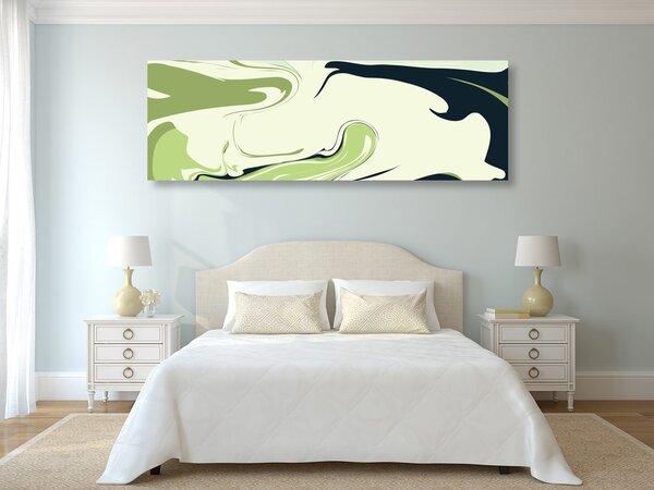 Quadro su tela – Astratto moderno verde
