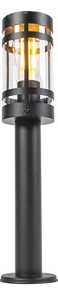 Lampada da esterno intelligente nera 50 cm IP44 con Wi-Fi ST64 - Gleam
