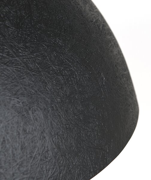 Lampada a sospensione intelligente nera con oro 70 cm con Wi-Fi A60 - Magna