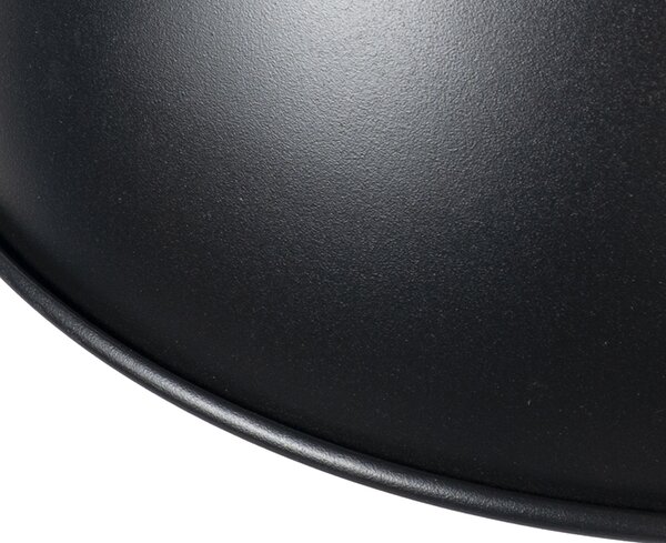 Lampada a sospensione intelligente nera con oro 3 luci incl. Wifi A60 - Magnax