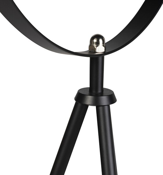 Lampada da terra a treppiede intelligente nera incl. Wifi A60 - Magna 40 Eglip