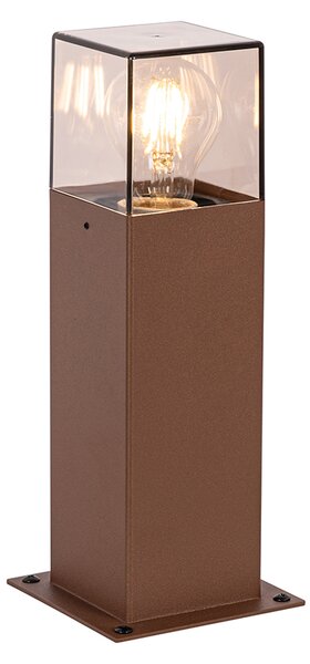 Lampada da esterno a stelo intelligente marrone ruggine 30 cm incl. Wifi P45 - Denmark