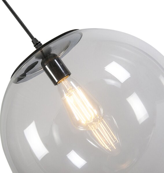 Lampada a sospensione intelligente trasparente 35 cm incl. WiFi A60 - Pallon