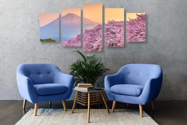 Quadri 5 pezzi – Splendido Giappone