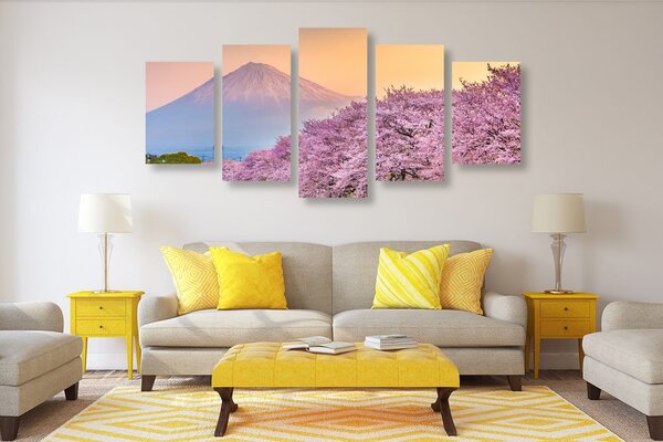 Quadri 5 pezzi – Splendido Giappone