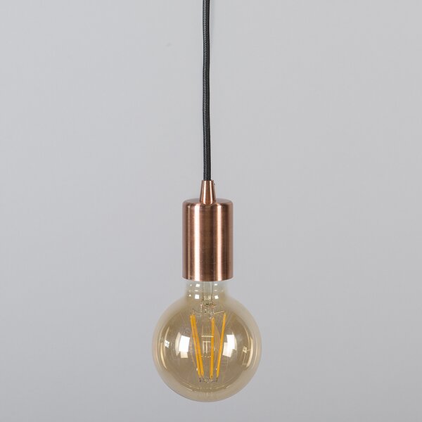 Lampada a sospensione industriale rame - Facil