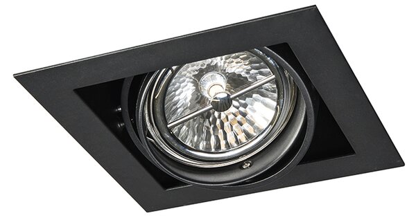Faretto da incasso nero G53 111mm regolabile - Oneon