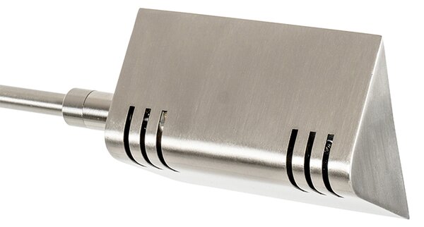 Lampada da terra di design in acciaio con LED e dimmer touch - Notia