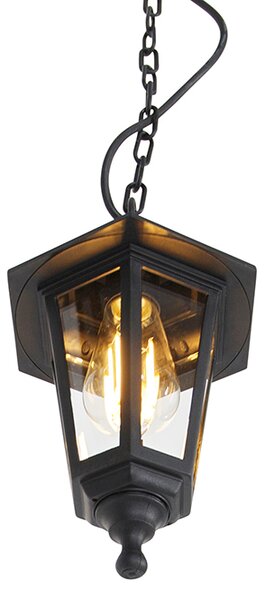 Lampada a sospensione da esterno nera - New Haven