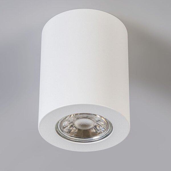 Faretto moderno bianco 7,5 cm - Tuba