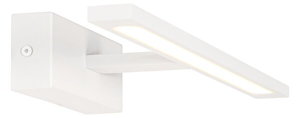 Applique da parete bianca 41,5 cm con LED IP44 - Jerre