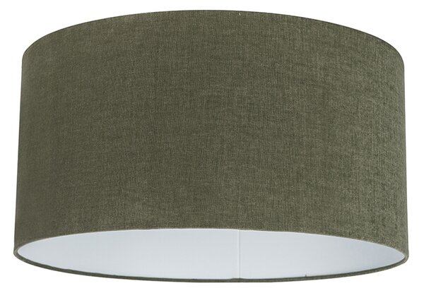 Lampada a sospensione bianca con paralume verde 50 cm - Combi 1