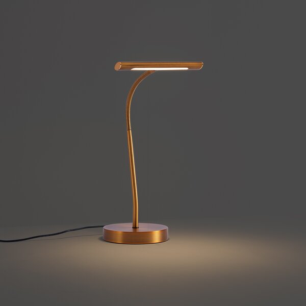 Lampada da tavolo Art Déco bronzo con LED - Tableau