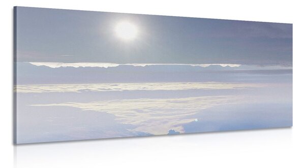 Quadro su tela – Sole sopra la montagna