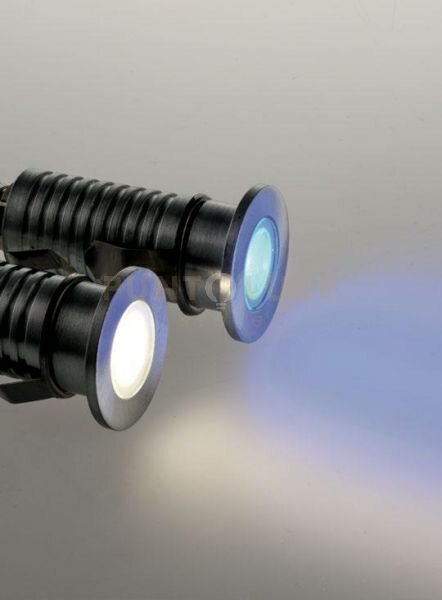 Incasso led subway dc12-24v nikel 3w 385lm 3000k ip67 3,2x7,5cm