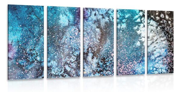 Quadri 5 pezzi – Astrazione da acquerello