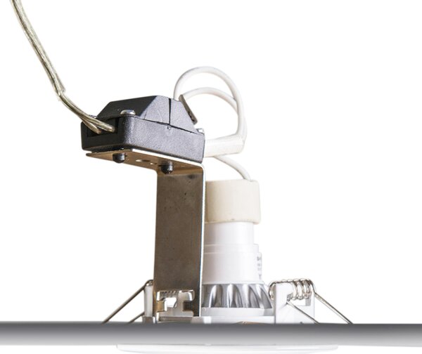 Faretto da incasso smart bianco orientabile con WiFi GU10 - Edu