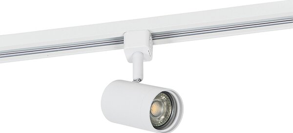 Sistema di illuminazione a binario moderno con 3 faretti bianco 1-Fase - Iconic Jeana