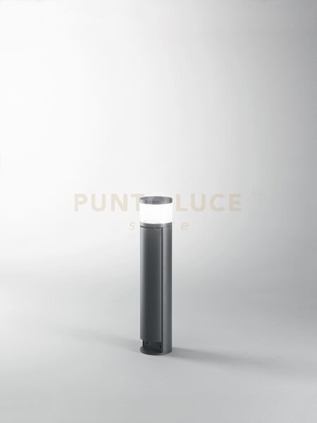 Palo alluminio per esterni colore antracite opaco espina 1 luce att
