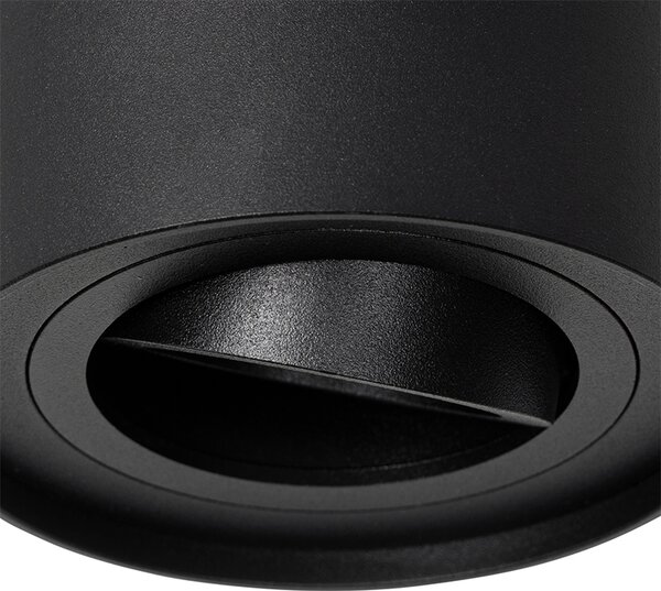 Faretto da soffitto intelligente nero regolabile con Wi-Fi GU10 - Rondoo up