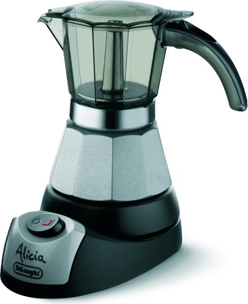 De Longhi Alicia EMKM 4 Caffettiera elettrica Moka 2 o 4 Tazze Caff Macinato in Polvere