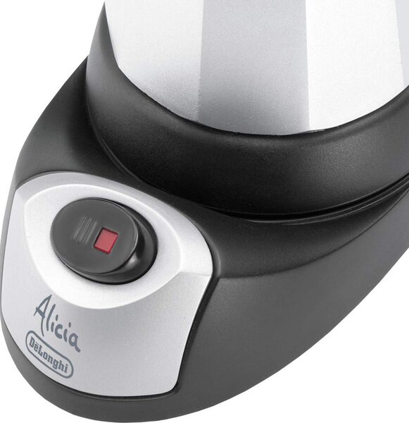 De Longhi Alicia EMKM 4 Caffettiera elettrica Moka 2 o 4 Tazze Caff Macinato in Polvere