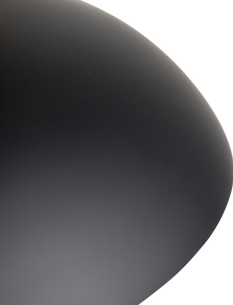 Lampada a sospensione intelligente nera con oro incl. Wifi G95 - Titus
