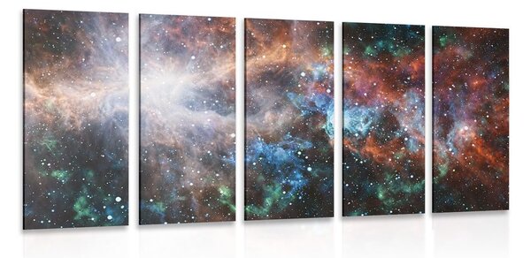 Quadri 5 pezzi – Galassia infinita