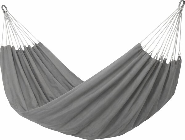 VivaGarden Amaca da Giardino 200x100 cm Portata 120 Kg in Cotone colore Grigio Chiaro - Flexy