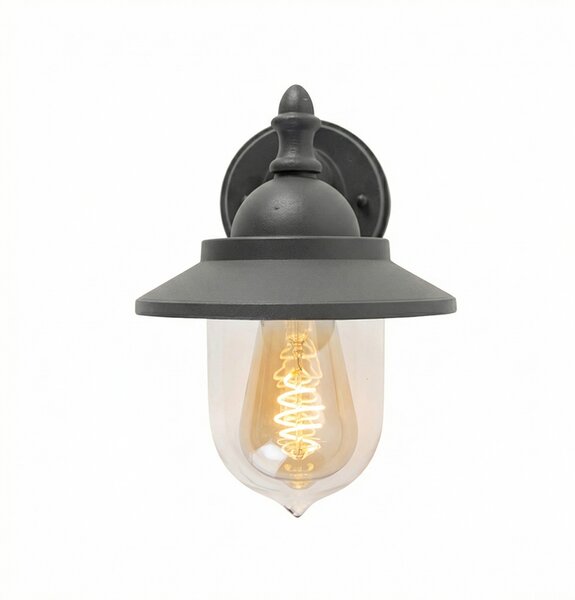 Lampada da parete per esterni intelligente grigio scuro incl. Wifi ST64 - Oxford