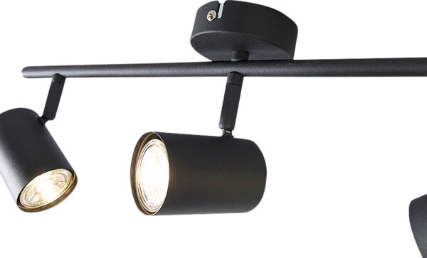 Faretti Smart Neri Orientabili Incl. WiFi GU10 - Jeana 3