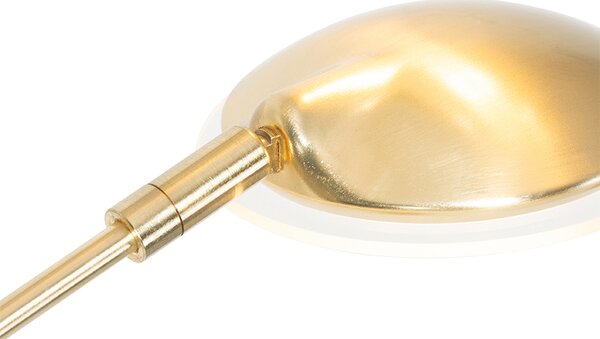 Lampada da terra di design in ottone con LED 5 luci - Sixties Trento