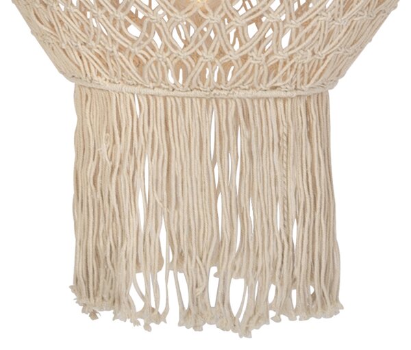 Paralume in macramè naturale 90 cm