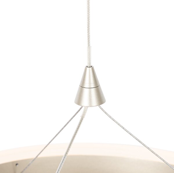Lampada a sospensione in acciaio 30 cm con LED dimmerabile a 3 livelli - Lyani