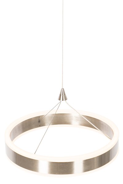 Lampada a sospensione in acciaio 30 cm con LED dimmerabile a 3 livelli - Lyani