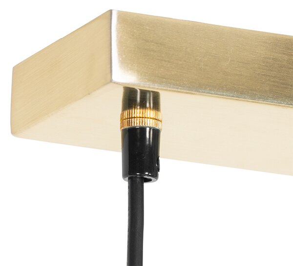 Lampada a sospensione moderna in ottone 5 luci - Jeana