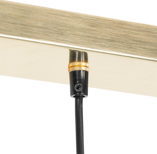 Lampada a sospensione moderna in ottone 5 luci - Jeana