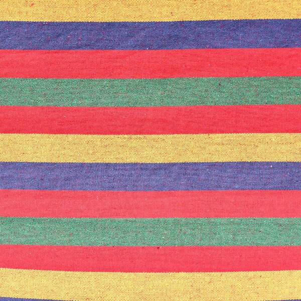 VivaGarden Amaca da Giardino con Supporto 285x118x110 cm Portata 150 Kg in Cotone colore Multicolore