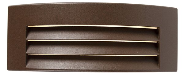 Applique da parete moderna marrone ruggine IP44 - Hurricane 1