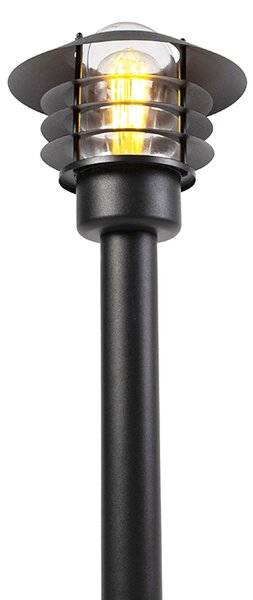 Lampada da esterno moderna nera 100 cm IP44 - Prato