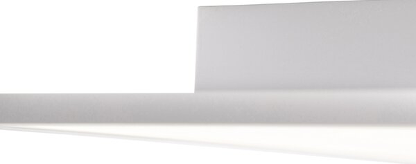 Plafoniera bianca con LED e dimmer con telecomando - Liv