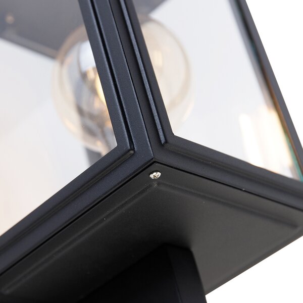 Lampada da parete rustica intelligente nera con WiFi G95 - Sutton Up