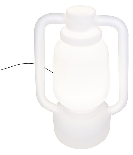 Lampada da terra intelligente bianca 110 cm con Wi-Fi G95 - Storm Extra Large