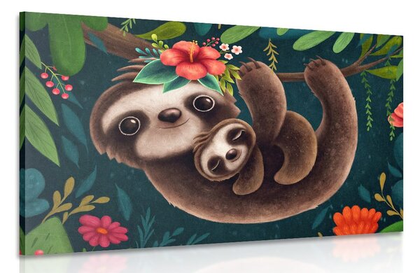 Quadro su tela – Bradipi adorabili